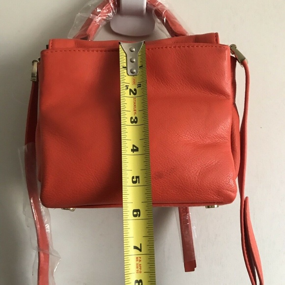 Cynthia Rowley Bright Red-Orange Mini Crossbody Ba - Picture 3 of 8